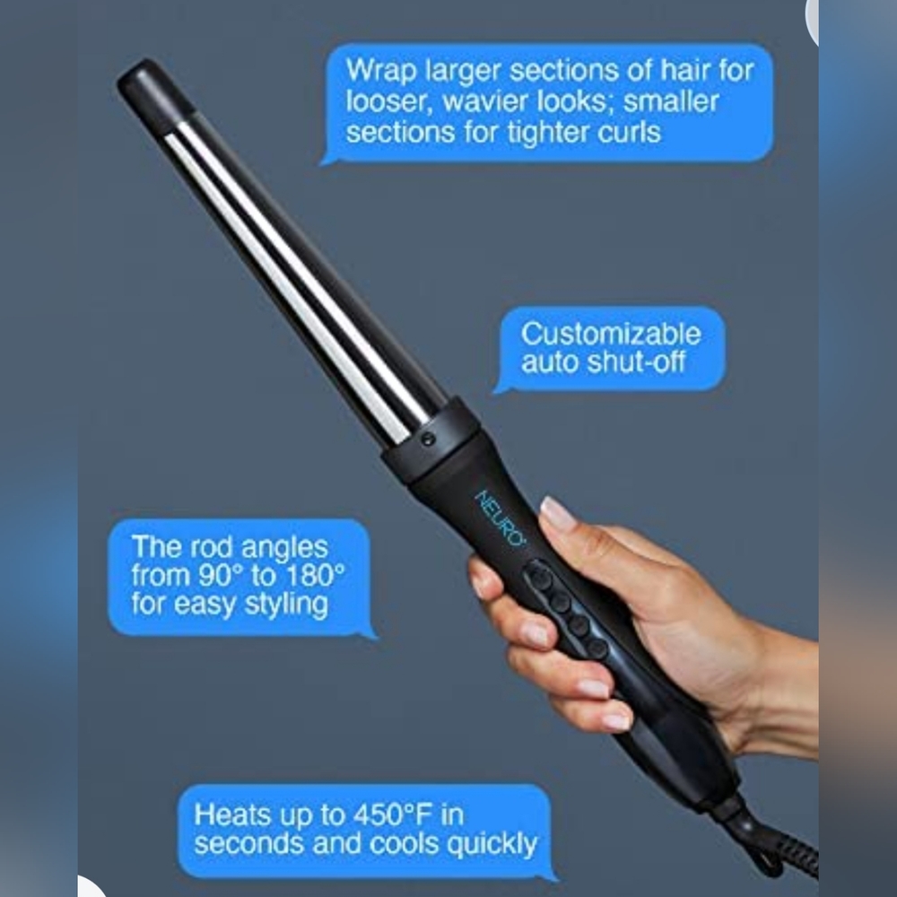 Neuro Angle Bendable Titanium Curling Iron, Hair Accessory HAIR TOOLS - Picture 4 of 9